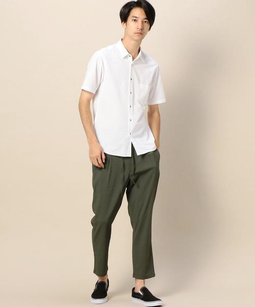 BEAUTY&YOUTH UNITED ARROWS（ビューティーアンドユースユナイテッドアローズ）の「BY COOLMAX シアサッカー シャツ ◆（シャツ/ブラウス・メンズ・ホワイト/ネイビー・X-SMALL/SMALL/X-LARGE/LARGE/MEDIUM）」の11枚目の写真