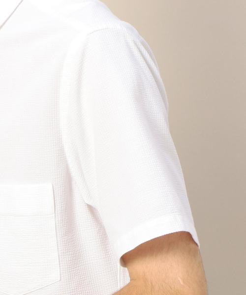 BEAUTY&YOUTH UNITED ARROWS（ビューティーアンドユースユナイテッドアローズ）の「BY COOLMAX シアサッカー シャツ ◆（シャツ/ブラウス・メンズ・ホワイト/ネイビー・X-SMALL/SMALL/X-LARGE/LARGE/MEDIUM）」の13枚目の写真