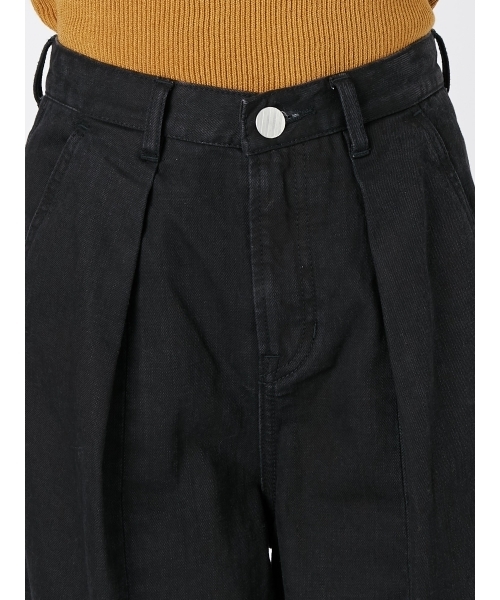 MURUA（ムルーア）の「ワイドラッパDENIMパンツ（デニムパンツ・レディース・ブラック/ブルー・1/2）」の13枚目の写真