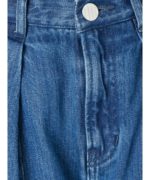 MURUA（ムルーア）の「ワイドラッパDENIMパンツ（デニムパンツ・レディース・ブラック/ブルー・1/2）」の8枚目の写真