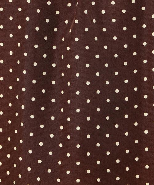 BEAUTY&YOUTH UNITED ARROWS(ビューティーアンドユースユナイテッドアローズ)の「BY ドットスタンドカラ―フリルスリーブブラウス ◆(シャツ/ブラウス・レディース・ブラック/ブラウン・FREE)」の9枚目の写真