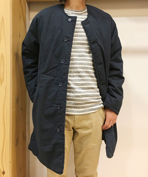 GREEN BOWL | GREEN BOWL No-collar Liner Long Jacket/グリーンボウルノーカラーライナーロングコート(ノーカラージャケット)