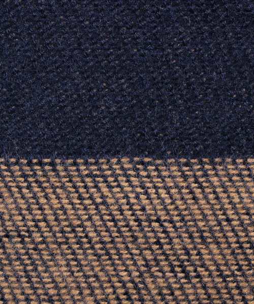 ８(eight)（エイト）の「裾ライン ポンチョ 大判 ストール（ポンチョ・メンズ・ブラック/ネイビー/グレー・FREE）」の12枚目の写真