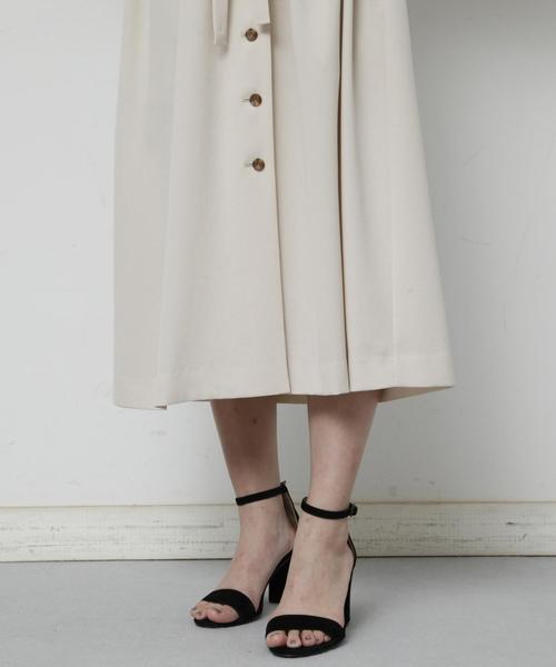 Liesse（リエス）の「ベルト付きワンピースコート（ワンピース・レディース・ブルー/タン/ライトベージュ・FREE）」の14枚目の写真