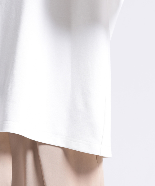 LIPSTAR(リップスター)の「レーススリーブ切り替えカットソー(Tシャツ/カットソー・レディース・オフホワイト/パープル/ブラック・M)」の9枚目の写真