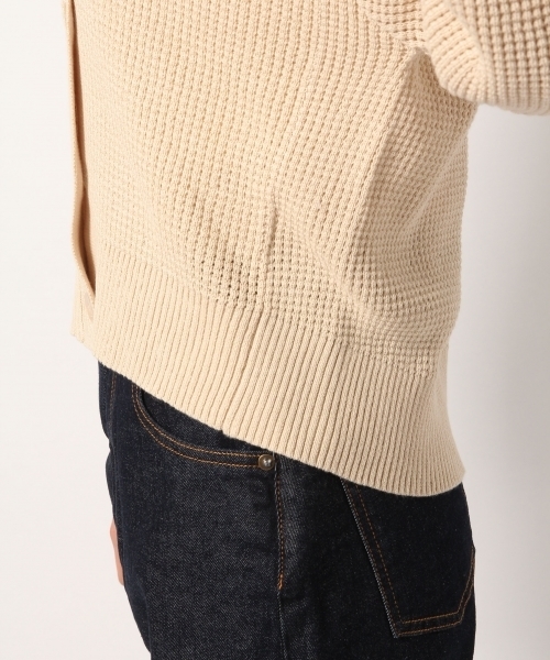 GLOBAL WORK(グローバルワーク)の「【ウォッシャブル】ワッフルバルーンスリーブカーデ/780923(カーディガン/ボレロ・レディース・ブラック/ベージュ/グレー/イエロー・LARGE/MEDIUM)」の13枚目の写真