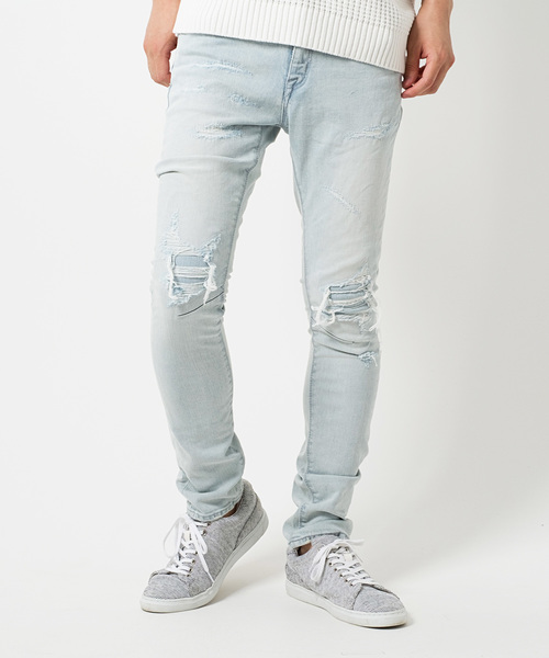 GOSTAR DE FUGA（ゴスタール ジフーガ）の「リメイク加工ストレッチデニムパンツ（デニムパンツ・メンズ・ブルー系その他2/ブルー系その他・L/S/M）」の7枚目の写真