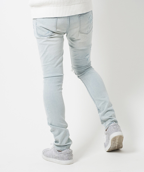 GOSTAR DE FUGA（ゴスタール ジフーガ）の「リメイク加工ストレッチデニムパンツ（デニムパンツ・メンズ・ブルー系その他2/ブルー系その他・L/S/M）」の9枚目の写真