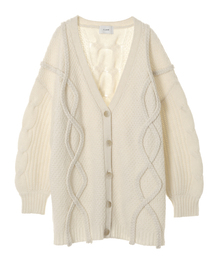 CLANE | 3D CABLE KNIT CARDIGAN(カーディガン/ボレロ)