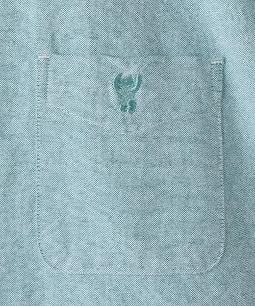 coen（コーエン）の「起毛オックスフォードボタンダウンシャツ（シャツ/ブラウス・メンズ・コバルトブルー/パープル/ホワイト/レッド・X-LARGE/LARGE/MEDIUM/SMALL）」の6枚目の写真