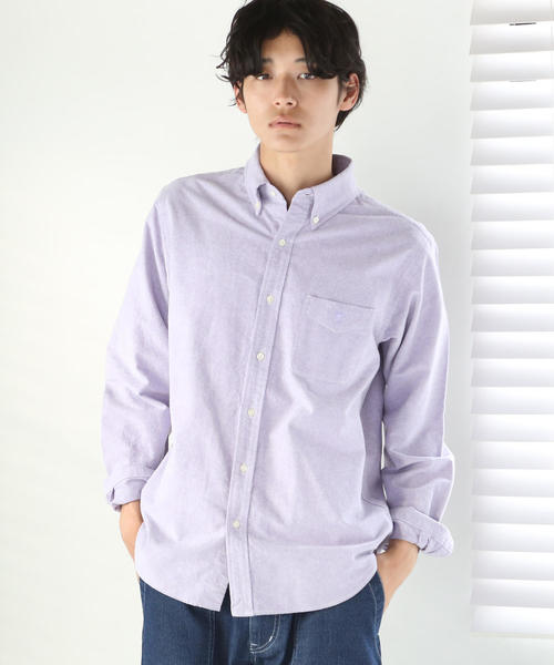 coen（コーエン）の「起毛オックスフォードボタンダウンシャツ（シャツ/ブラウス・メンズ・コバルトブルー/パープル/ホワイト/レッド・X-LARGE/LARGE/MEDIUM/SMALL）」の16枚目の写真