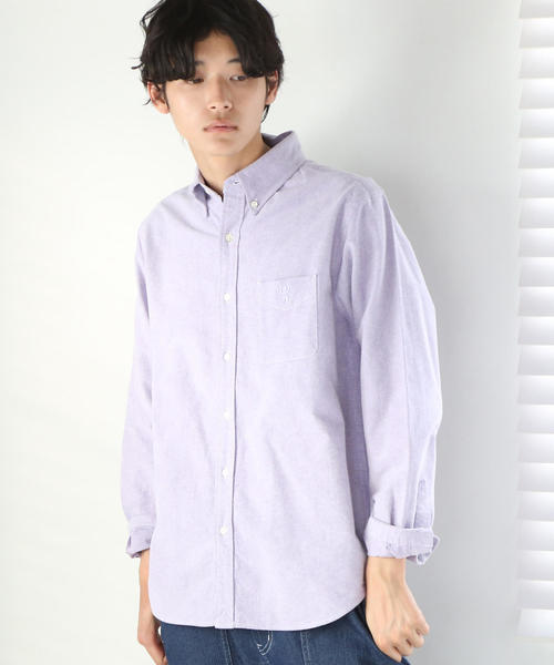 coen（コーエン）の「起毛オックスフォードボタンダウンシャツ（シャツ/ブラウス・メンズ・コバルトブルー/パープル/ホワイト/レッド・X-LARGE/LARGE/MEDIUM/SMALL）」の15枚目の写真