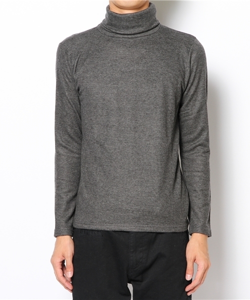 BEAMS(ビームス)の「◎□BEAMS / HQ リバースフェイス タートルネック(Tシャツ/カットソー・メンズ・ライトグレー/チャコールグレー・SMALL/MEDIUM/LARGE)」の8枚目の写真