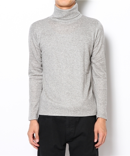 BEAMS(ビームス)の「◎□BEAMS / HQ リバースフェイス タートルネック(Tシャツ/カットソー・メンズ・ライトグレー/チャコールグレー・SMALL/MEDIUM/LARGE)」の9枚目の写真