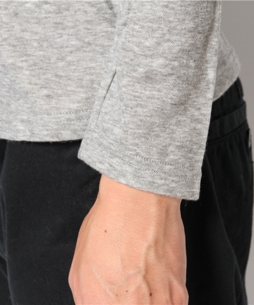 BEAMS(ビームス)の「◎□BEAMS / HQ リバースフェイス タートルネック(Tシャツ/カットソー・メンズ・ライトグレー/チャコールグレー・SMALL/MEDIUM/LARGE)」の6枚目の写真