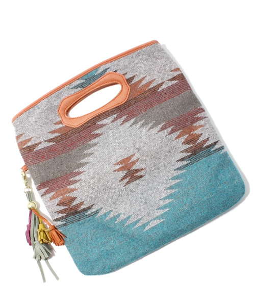 Another Edition（アナザーエディション）の「AE[EC]NATIV CLT（クラッチバッグ・レディース・ブラック/シャーベット・フリー）」の7枚目の写真