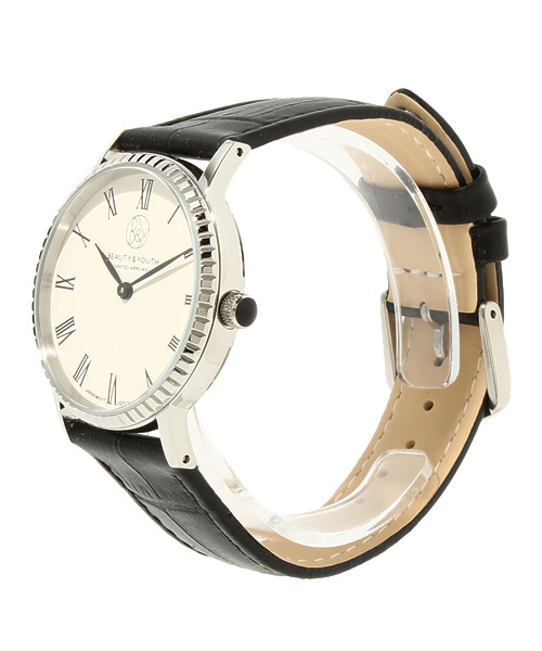 BEAUTY&YOUTH UNITED ARROWS(ビューティーアンドユースユナイテッドアローズ)の「BY カラー LTR ウォッチ(アナログ腕時計・メンズ・ブラック/ネイビー・フリー)」の4枚目の写真