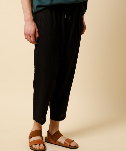 YARD PLUS(ヤードプリュス)の「YARD PLUS イージークロップドパンツ(その他パンツ・メンズ・ブラック/カーキ・MEDIUM/LARGE)」の4枚目の写真