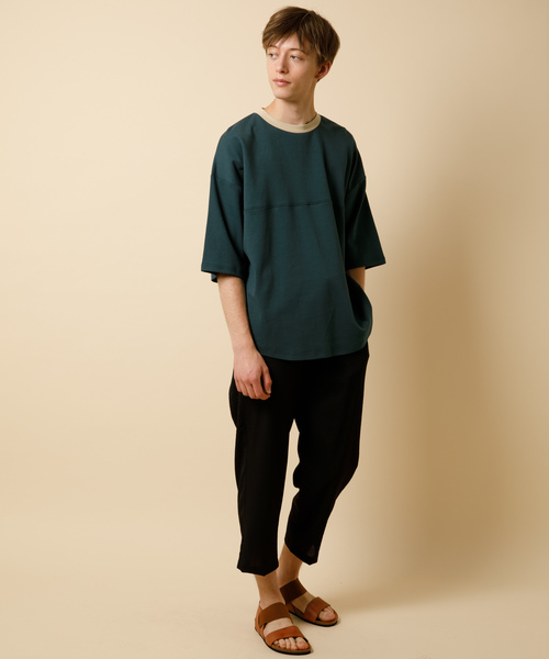 YARD PLUS(ヤードプリュス)の「YARD PLUS イージークロップドパンツ(その他パンツ・メンズ・ブラック/カーキ・MEDIUM/LARGE)」の14枚目の写真