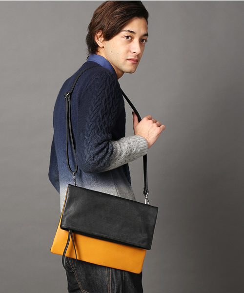 UNION STATION（ユニオンステーション）の「2WAY CLUTCH BAG（クラッチバッグ・メンズ・ブラック/ブルー/イエロー/ブラック系その他・FREE）」の13枚目の写真