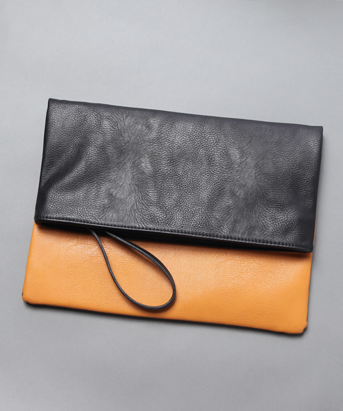UNION STATION（ユニオンステーション）の「2WAY CLUTCH BAG（クラッチバッグ・メンズ・ブラック/ブルー/イエロー/ブラック系その他・FREE）」の5枚目の写真