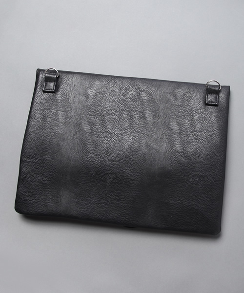 UNION STATION（ユニオンステーション）の「2WAY CLUTCH BAG（クラッチバッグ・メンズ・ブラック/ブルー/イエロー/ブラック系その他・FREE）」の6枚目の写真