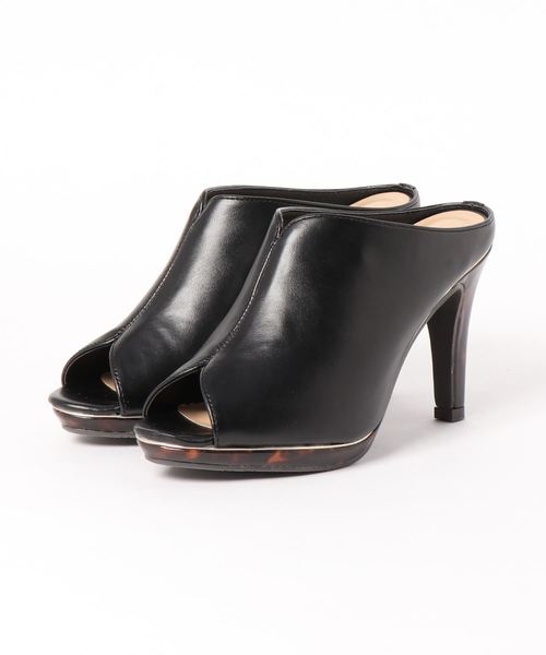 GeeRA（ジーラ）の「【匠】優しい履き心地のストーム付ミュール（サンダル・レディース・ベージュ/ブラック/ホワイト/ネイビー・MEDIUM/X-LARGE/LARGE/SMALL）」の2枚目の写真