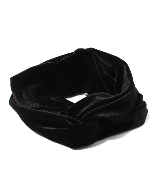 WEGO（ウィゴー）の「ベロアヘアバンド（ヘアバンド・レディース・ブラック/ネイビー/ワイン・FREE）」の7枚目の写真