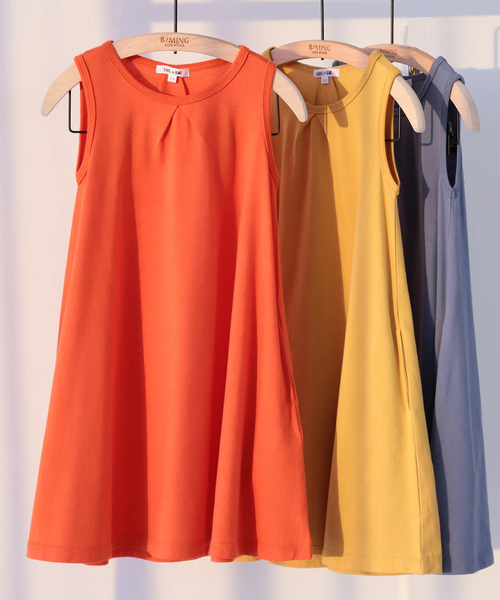 B:MING by BEAMS(ビーミングバイビームス)の「B:MING by BEAMS / 天竺ワンピース 19SS(ワンピース)」|オレンジ