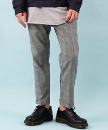 ８(eight) | チェック スキニーパンツ テーパード アンクル丈(チノパンツ)