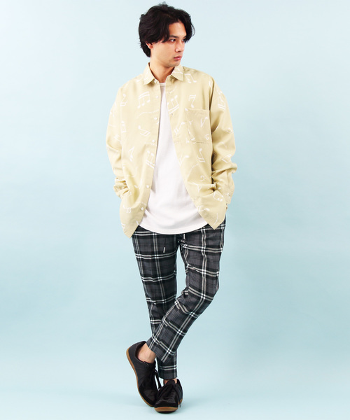 8(eight)(エイト)の「チェック スキニーパンツ テーパード アンクル丈(チノパンツ・メンズ・ブラック/グレー系その他/チャコールグレー・MEDIUM/LARGE)」の8枚目の写真