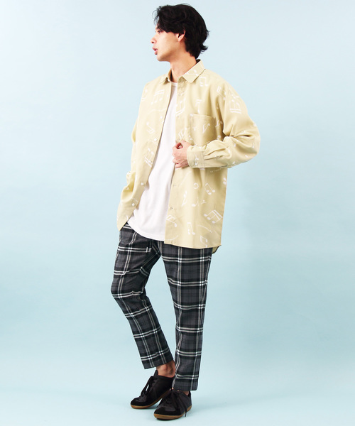 8(eight)(エイト)の「チェック スキニーパンツ テーパード アンクル丈(チノパンツ・メンズ・ブラック/グレー系その他/チャコールグレー・MEDIUM/LARGE)」の9枚目の写真