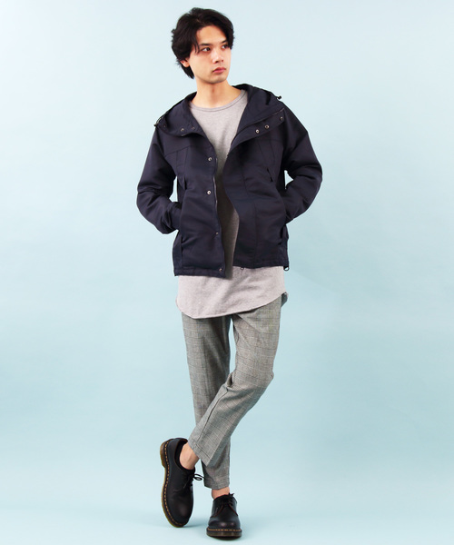 8(eight)(エイト)の「チェック スキニーパンツ テーパード アンクル丈(チノパンツ・メンズ・ブラック/グレー系その他/チャコールグレー・MEDIUM/LARGE)」の10枚目の写真