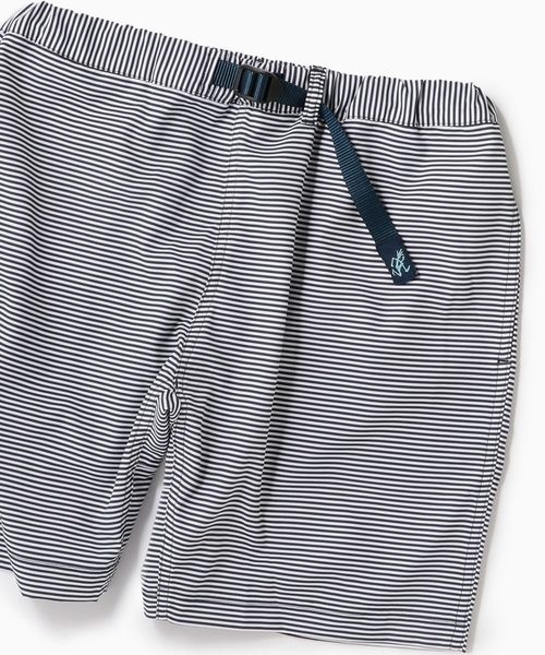 Gramicci（グラミチ）の「GRAMiCCi: 別注 スイム ショーツ(パターン)（水着・メンズ・オフホワイト/ブラック/オリーブ/ネイビー・SMALL/MEDIUM/LARGE）」の2枚目の写真