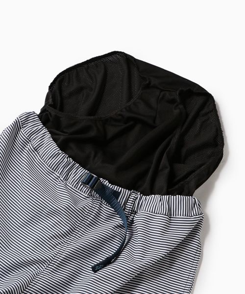 Gramicci（グラミチ）の「GRAMiCCi: 別注 スイム ショーツ(パターン)（水着・メンズ・オフホワイト/ブラック/オリーブ/ネイビー・SMALL/MEDIUM/LARGE）」の6枚目の写真