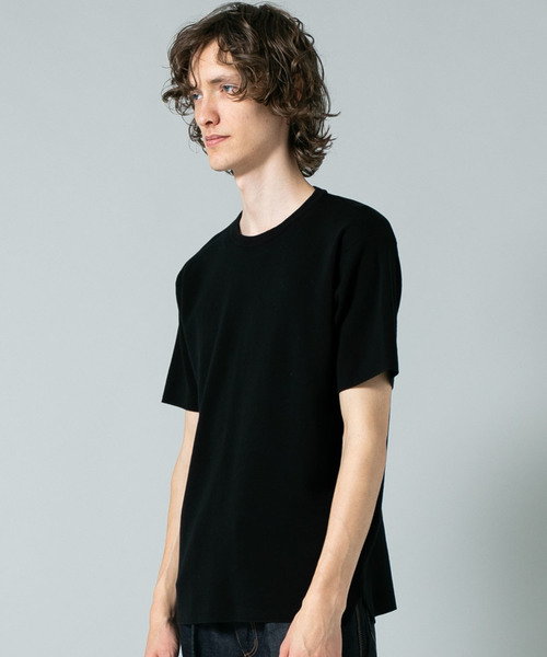 BATONER（バトナー）の「【BATONER】32GスムースTEE（Tシャツ/カットソー・メンズ・ダークグリーン/ホワイト/ブラック・1/2）」の5枚目の写真