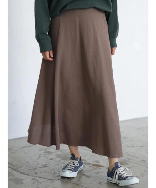 AMERICAN HOLIC（アメリカンホリック）の「ポコポコカットマキシスカート＊（スカート・レディース・チャコールグレー/ブラック/モカ/グレー系その他・FREE）」の10枚目の写真