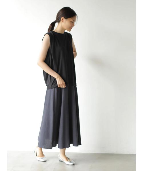 AMERICAN HOLIC（アメリカンホリック）の「ポコポコカットマキシスカート＊（スカート・レディース・チャコールグレー/ブラック/モカ/グレー系その他・FREE）」の16枚目の写真