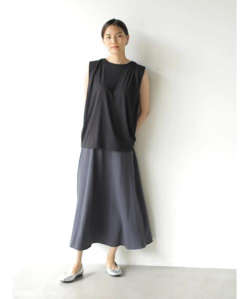 AMERICAN HOLIC（アメリカンホリック）の「ポコポコカットマキシスカート＊（スカート・レディース・チャコールグレー/ブラック/モカ/グレー系その他・FREE）」の15枚目の写真