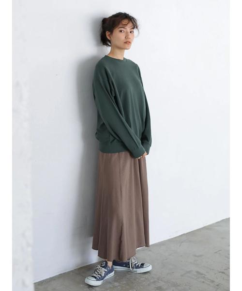 AMERICAN HOLIC（アメリカンホリック）の「ポコポコカットマキシスカート＊（スカート・レディース・チャコールグレー/ブラック/モカ/グレー系その他・FREE）」の14枚目の写真