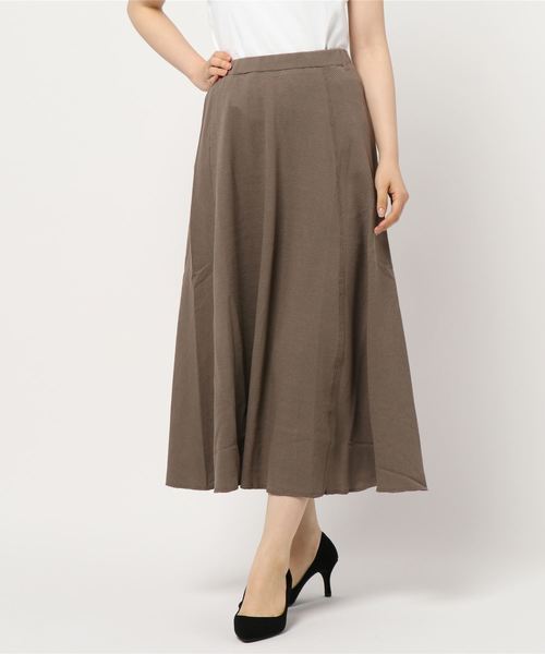 AMERICAN HOLIC（アメリカンホリック）の「ポコポコカットマキシスカート＊（スカート・レディース・チャコールグレー/ブラック/モカ/グレー系その他・FREE）」の5枚目の写真