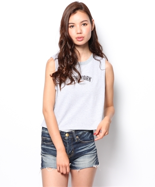 LB-03（エルビー・ゼロスリー）の「【MLB by LB-03】MLB Cheer TOPS（Tシャツ/カットソー・レディース・ホワイト系/グレー系/ブラック系・FREE）」の3枚目の写真