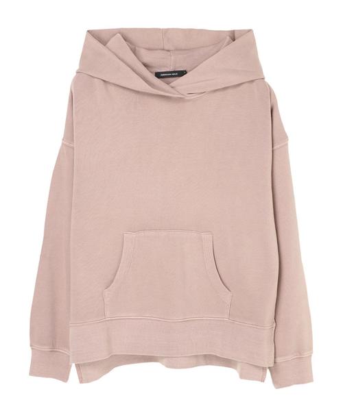 AMERICAN HOLIC（アメリカンホリック）の「ピグメントフード付裏毛プルオーバー　＊（パーカー・レディース・チャコールグレー/ベージュ/カーキ/ピンク/マスタード・M/L）」の11枚目の写真