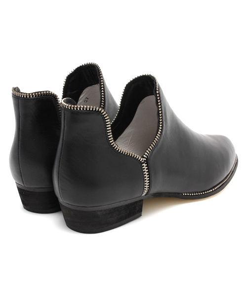 SENSO(センソ)の「SENSO ジップディテールショートブーツ(ブーツ・レディース・ブラック・37/38/36/39/35)」の6枚目の写真