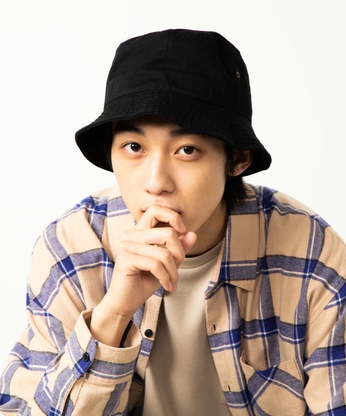 newhattan(ニューハッタン)の「WEGO/Newhattanバケットハット(ハット・メンズ・ブラック/ホワイト・FREE)」の5枚目の写真