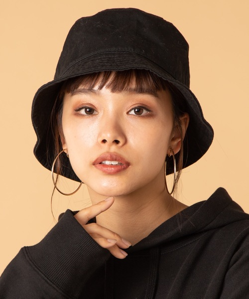 newhattan(ニューハッタン)の「WEGO/Newhattanバケットハット(ハット・メンズ・ブラック/ホワイト・FREE)」の4枚目の写真