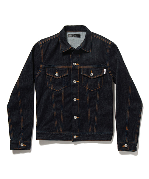 BEAMS(ビームス)の「VAPORIZE / デニム G-ジャケット(デニムジャケット・メンズ・ブラック/インディゴブルー・LARGE/MEDIUM/SMALL)」の2枚目の写真