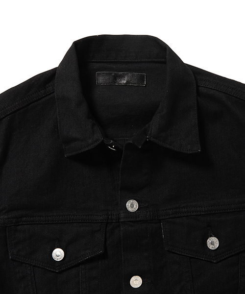 BEAMS(ビームス)の「VAPORIZE / デニム G-ジャケット(デニムジャケット・メンズ・ブラック/インディゴブルー・LARGE/MEDIUM/SMALL)」の14枚目の写真