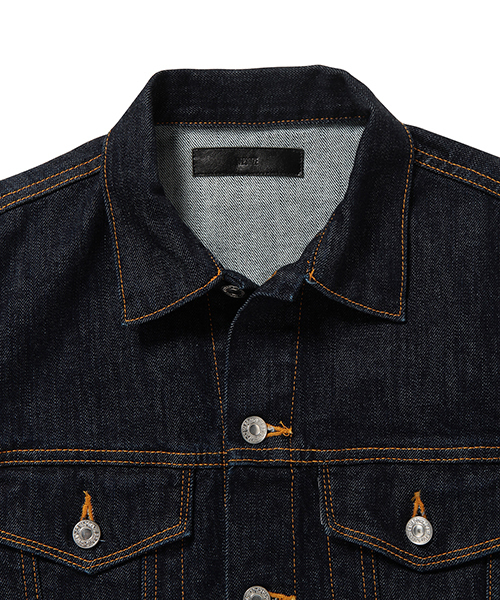 BEAMS(ビームス)の「VAPORIZE / デニム G-ジャケット(デニムジャケット・メンズ・ブラック/インディゴブルー・LARGE/MEDIUM/SMALL)」の6枚目の写真