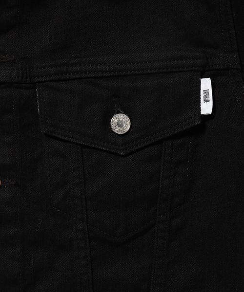 BEAMS(ビームス)の「VAPORIZE / デニム G-ジャケット(デニムジャケット・メンズ・ブラック/インディゴブルー・LARGE/MEDIUM/SMALL)」の7枚目の写真